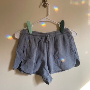 Brandy Mellville Blue Waffle Shorts